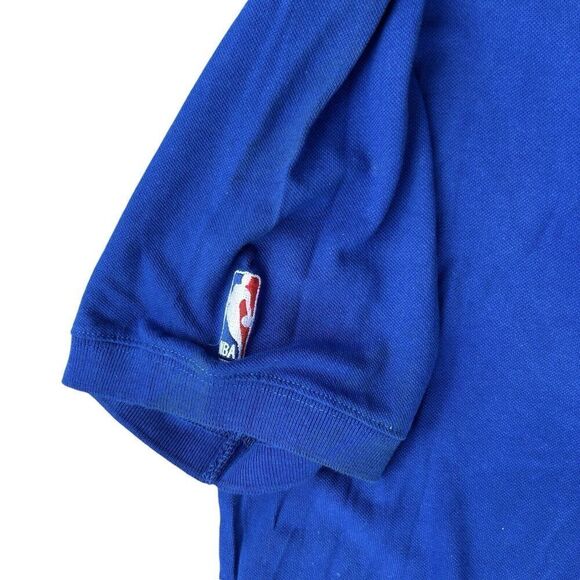 Vintage Dallas Mavericks Starter Men's XL Blue Polo Shirt Embroidered Logo - Picture 7 of 8